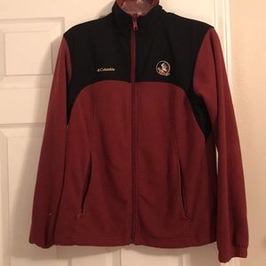 COLUMBIA FSU zip up jacket